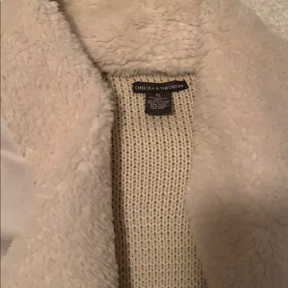 Part sweater part faux suede